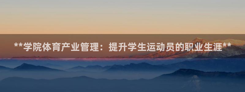 必一运动sport网